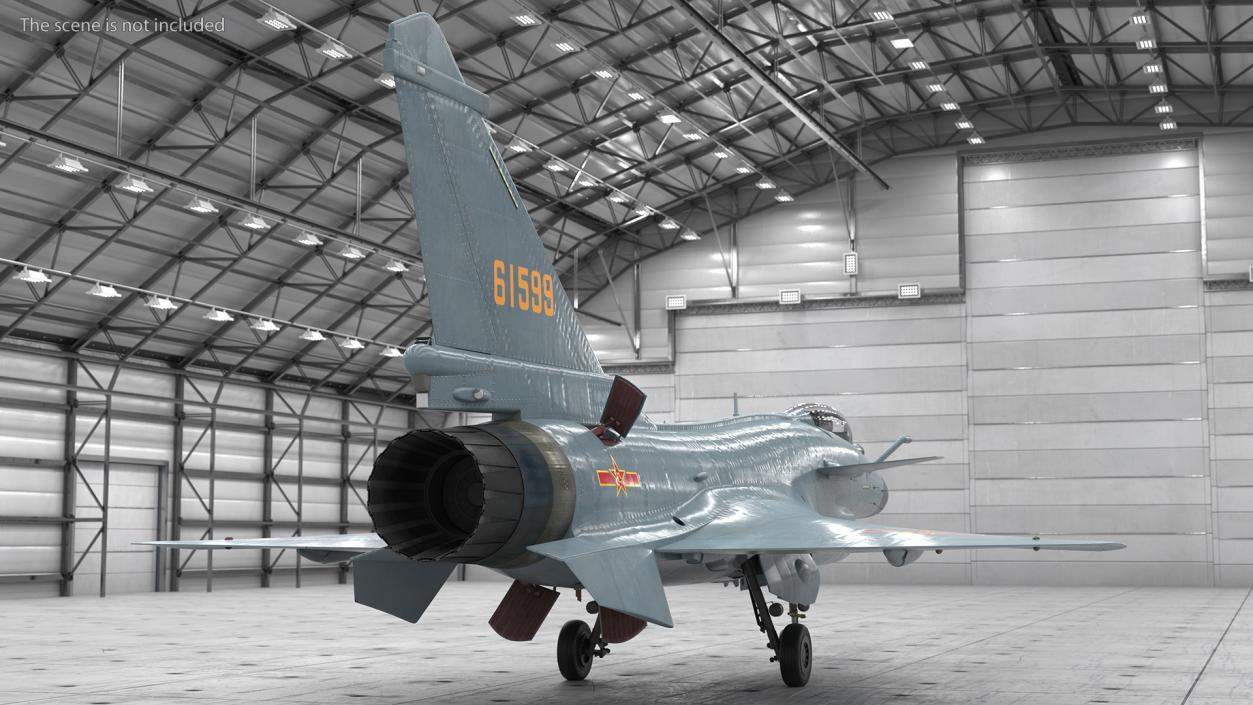 3D Chengdu J10 B Chinese Air Force