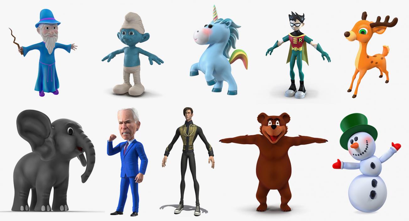 3D Cartoon Characters Collection 7