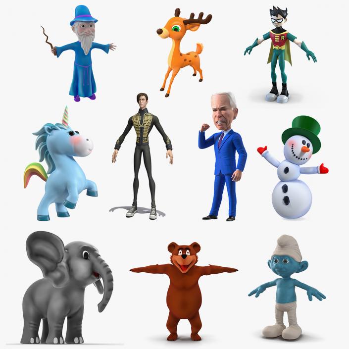 3D Cartoon Characters Collection 7