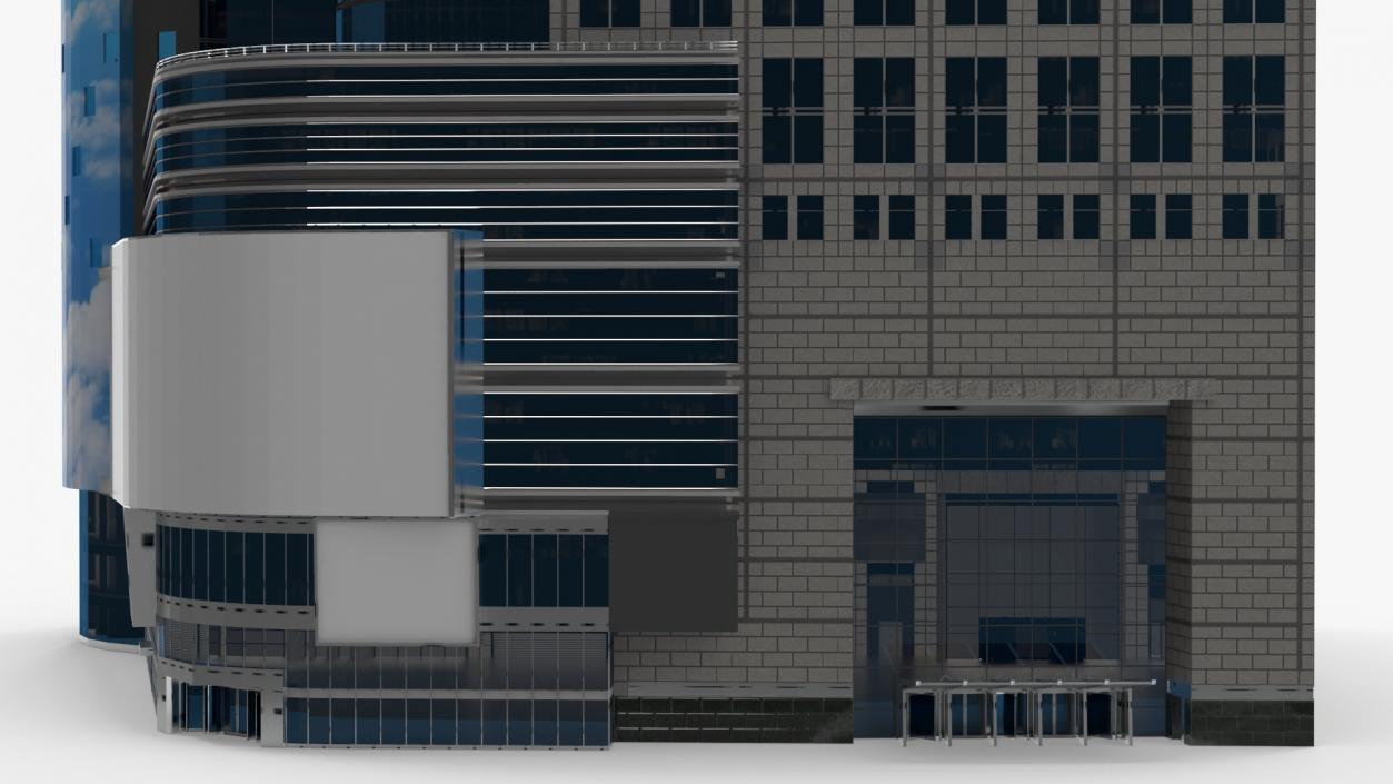 Modern Skyscraper Conde Nast Building 3D