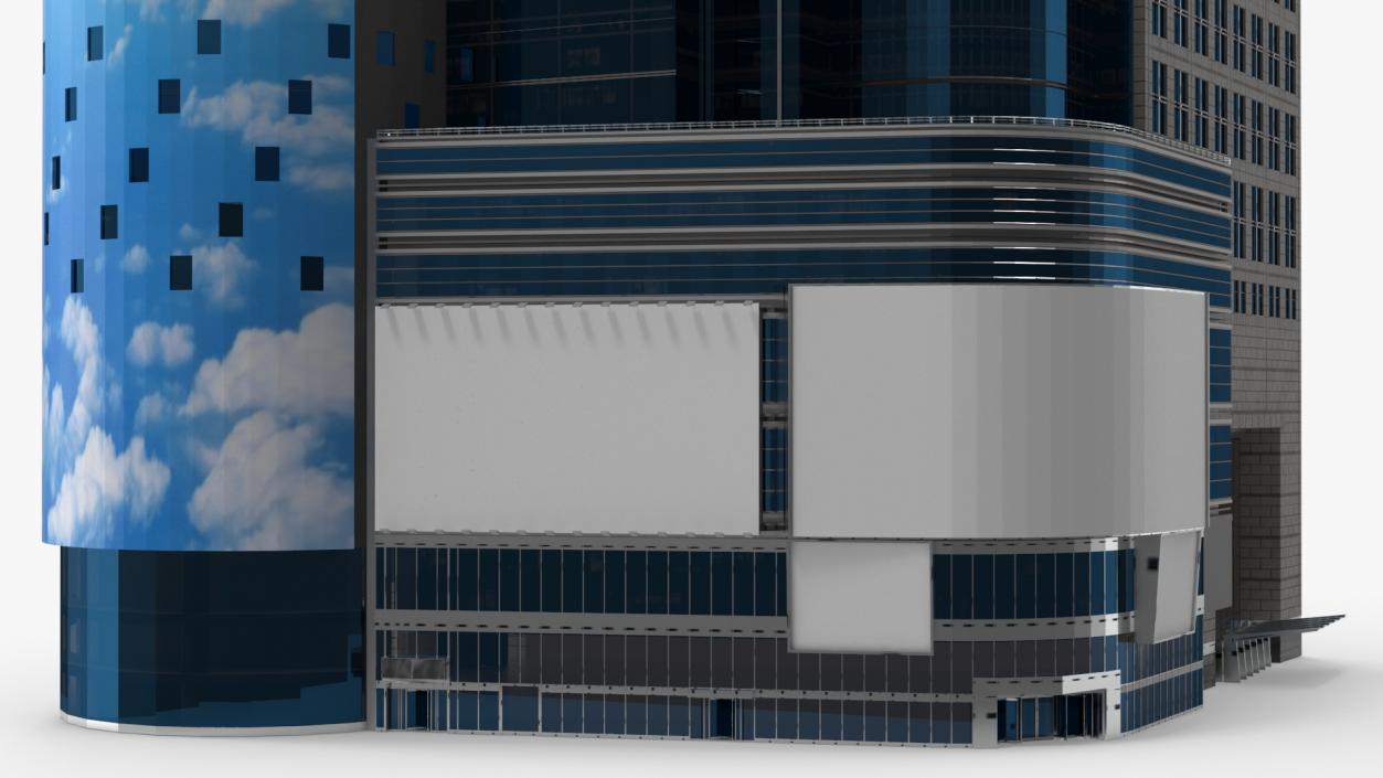 Modern Skyscraper Conde Nast Building 3D