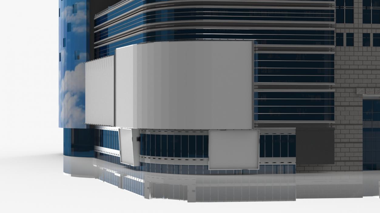 Modern Skyscraper Conde Nast Building 3D