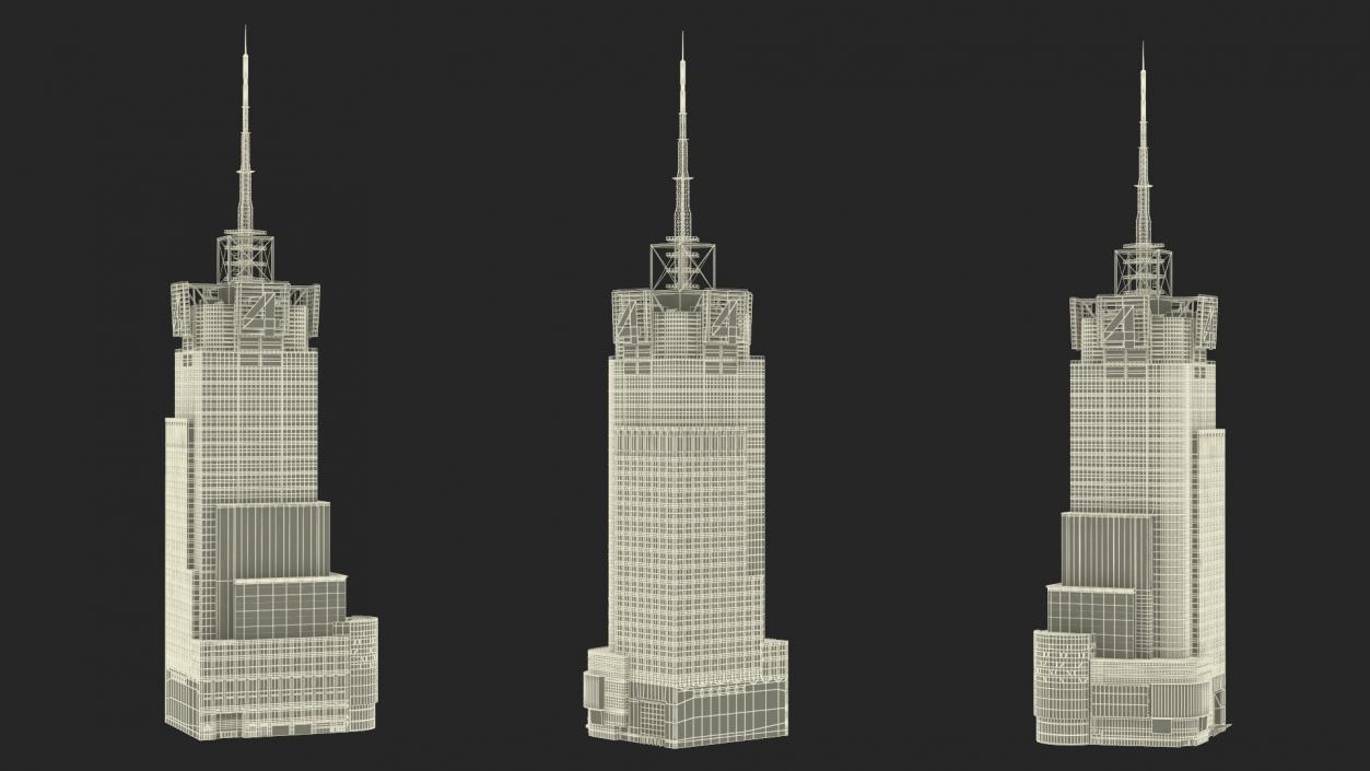 Modern Skyscraper Conde Nast Building 3D