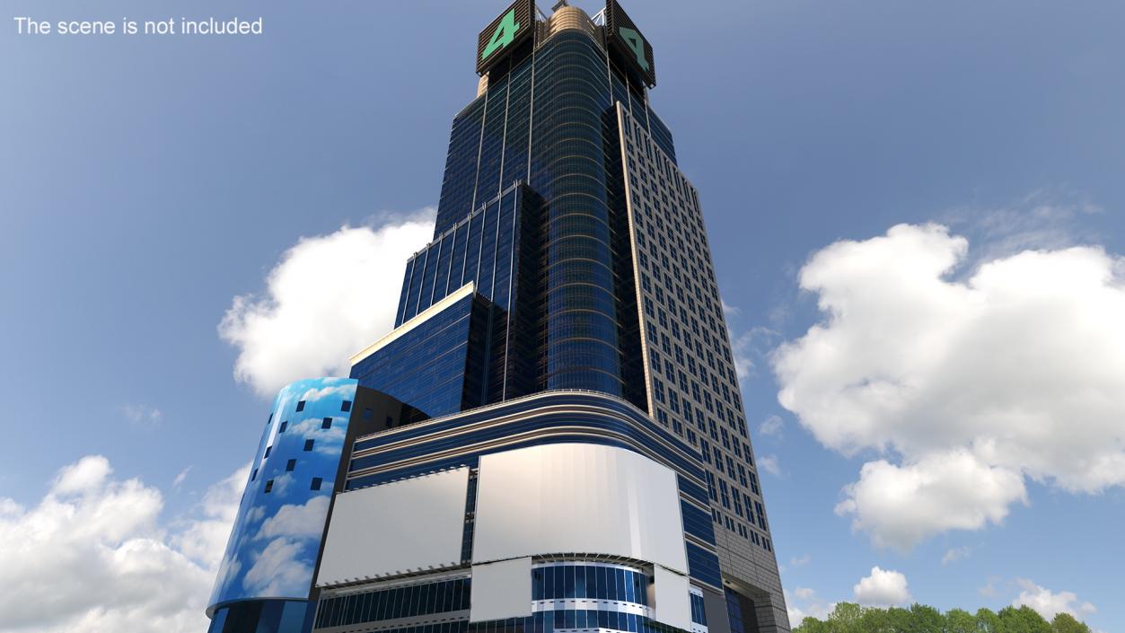 Modern Skyscraper Conde Nast Building 3D