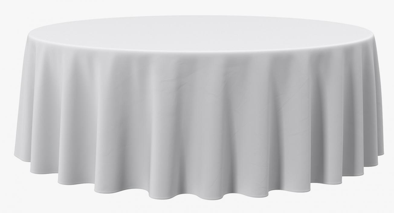 3D Served Dining Table Under Tent Cover