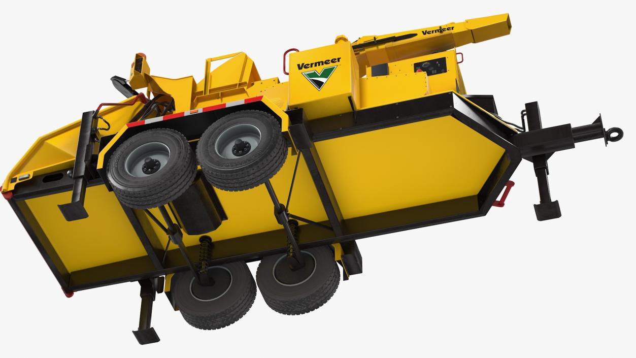 Towed Wood Chipper Vermeer BC2100XL New 3D model