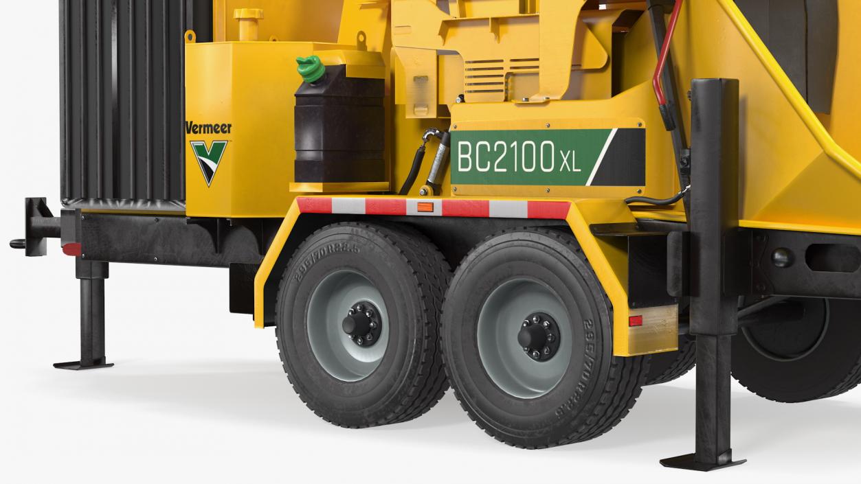 Towed Wood Chipper Vermeer BC2100XL New 3D model