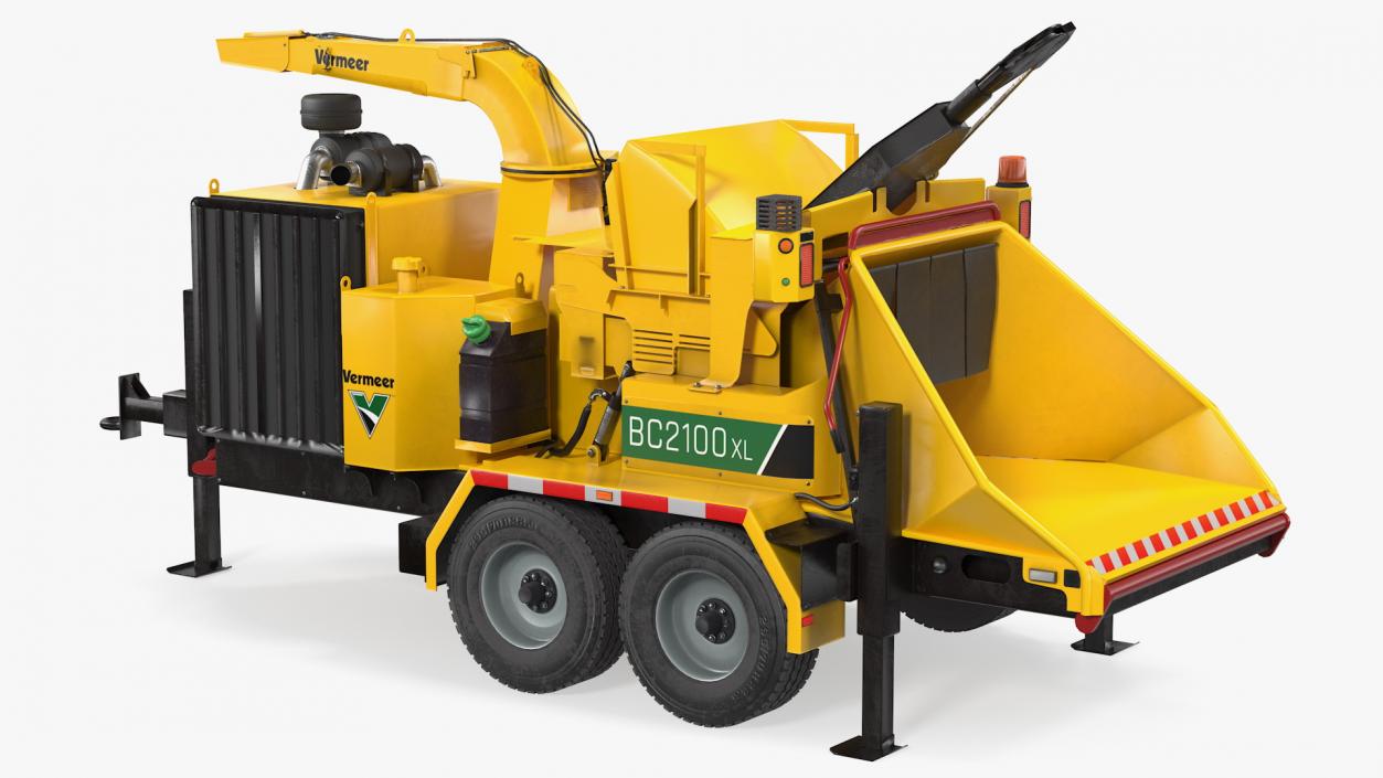 Towed Wood Chipper Vermeer BC2100XL New 3D model