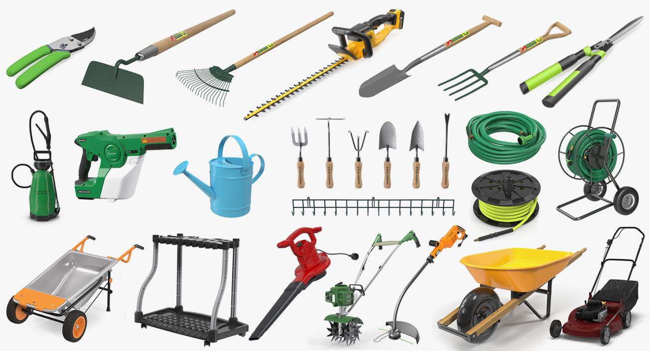 3D Garden Tools Collection 11