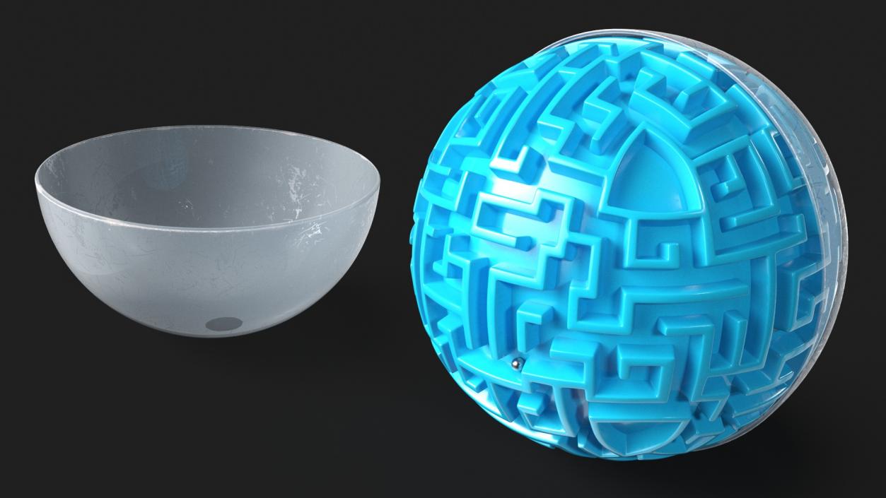 3D Spherical Maze Puzzle 2 model