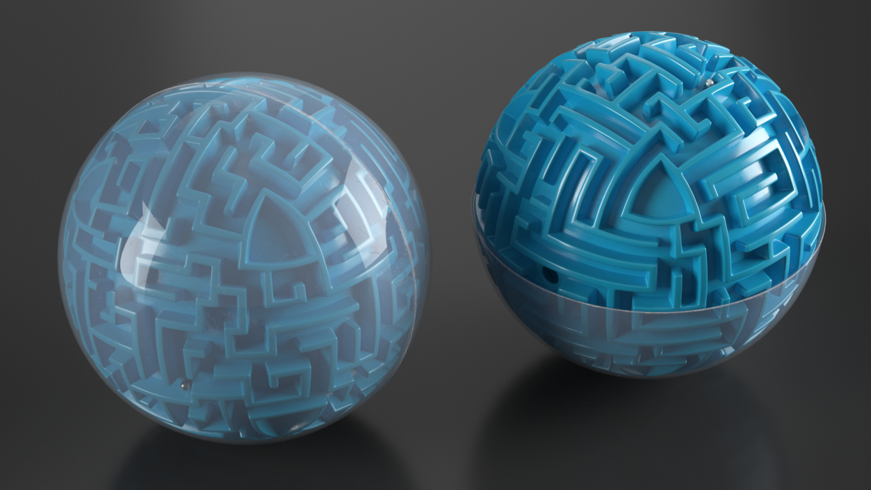 3D Spherical Maze Puzzle 2 model