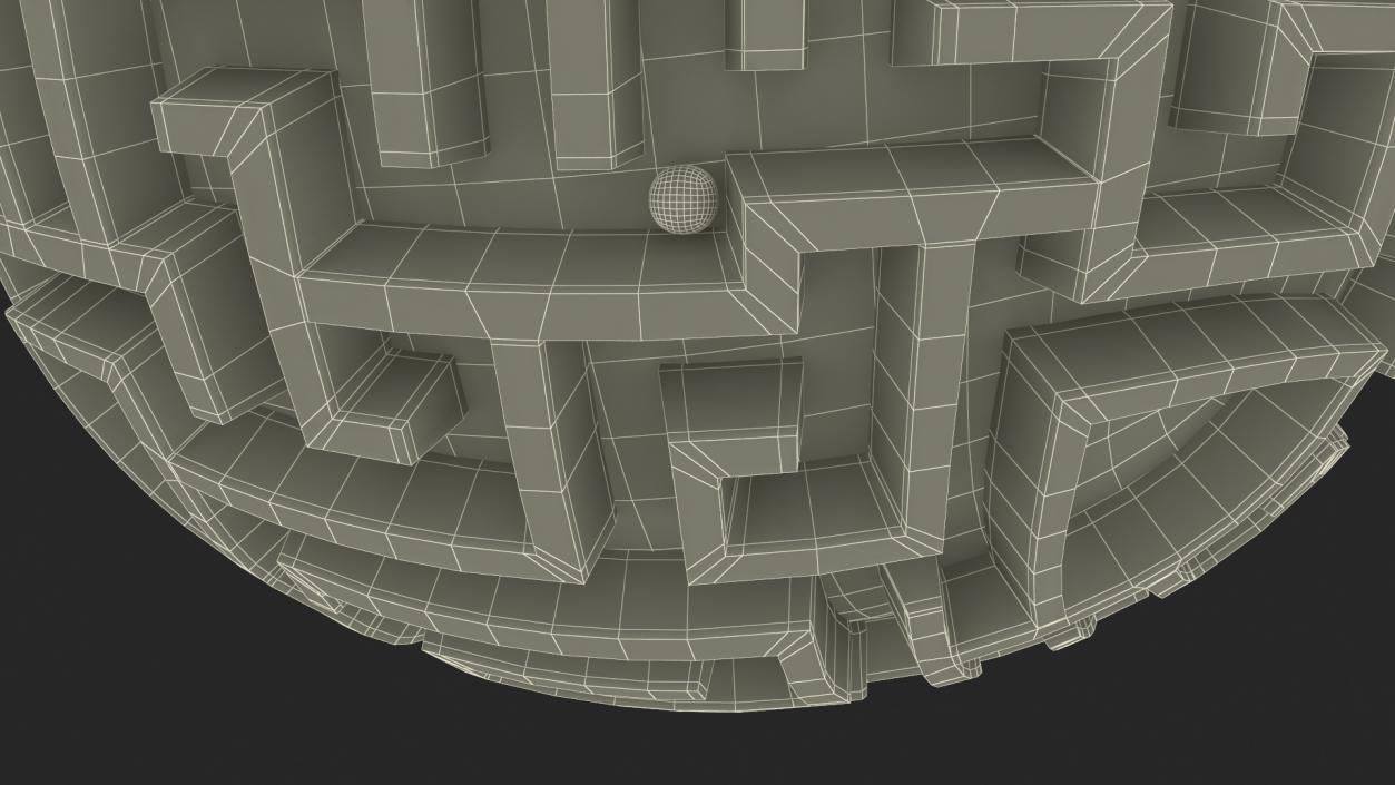 3D Spherical Maze Puzzle 2 model