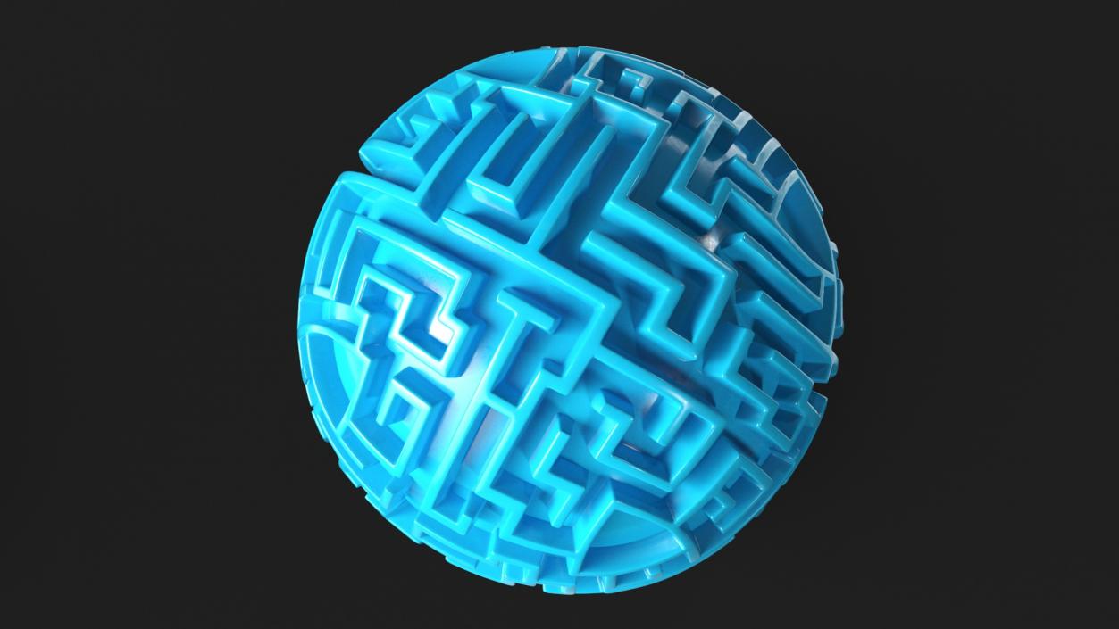 3D Spherical Maze Puzzle 2 model