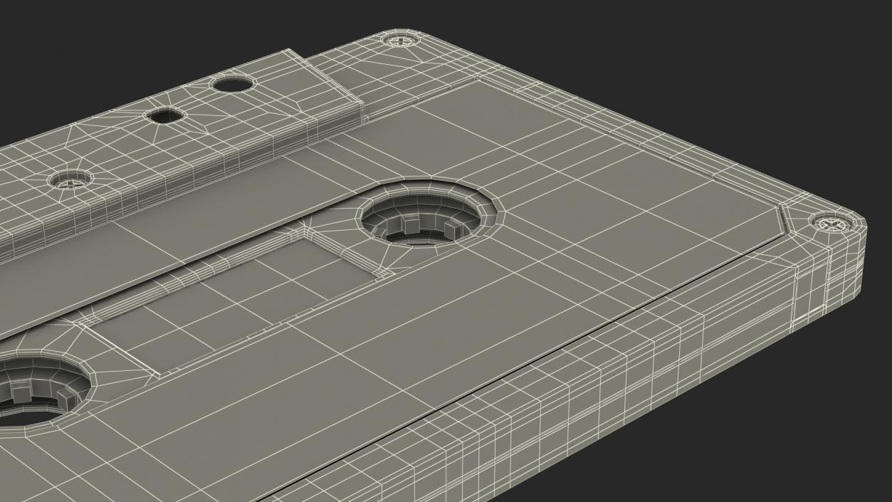 TDK SA C46 Cassette Tape 3D model