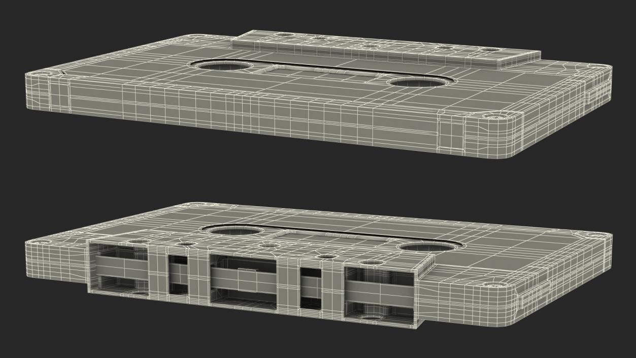 TDK SA C46 Cassette Tape 3D model