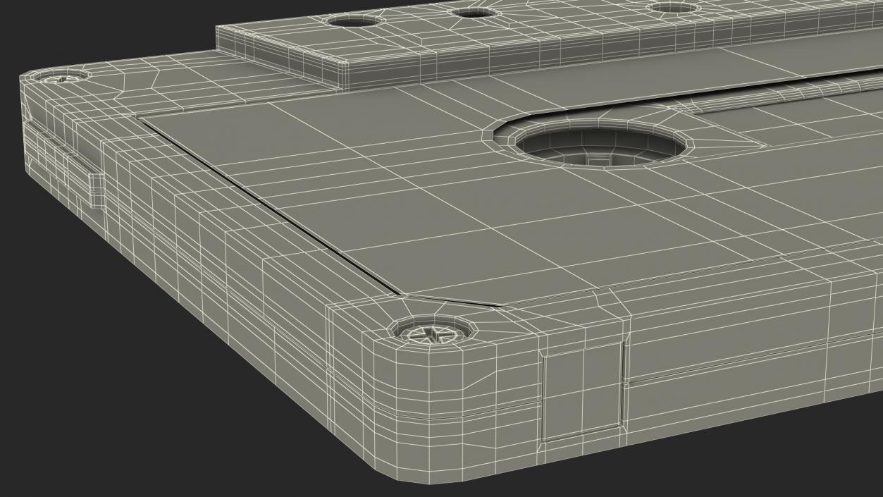 TDK SA C46 Cassette Tape 3D model