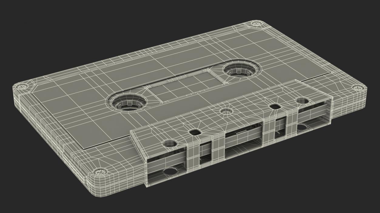 TDK SA C46 Cassette Tape 3D model