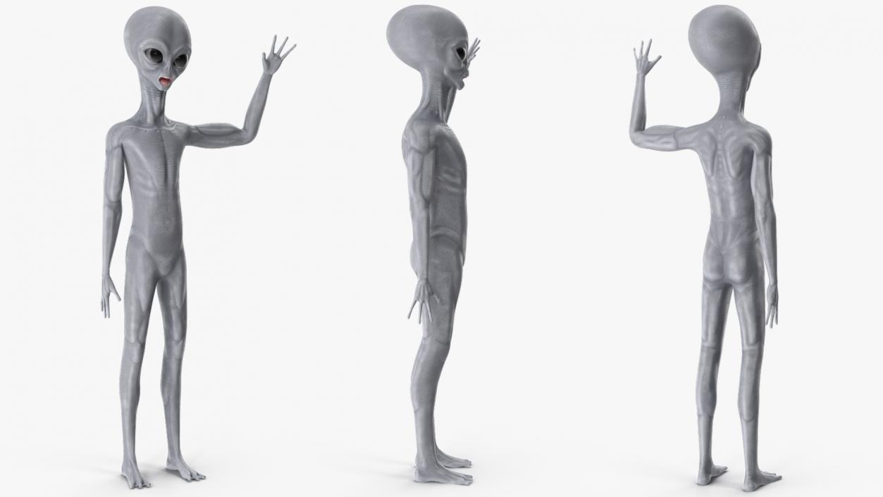 3D model Alien Greetings Pose