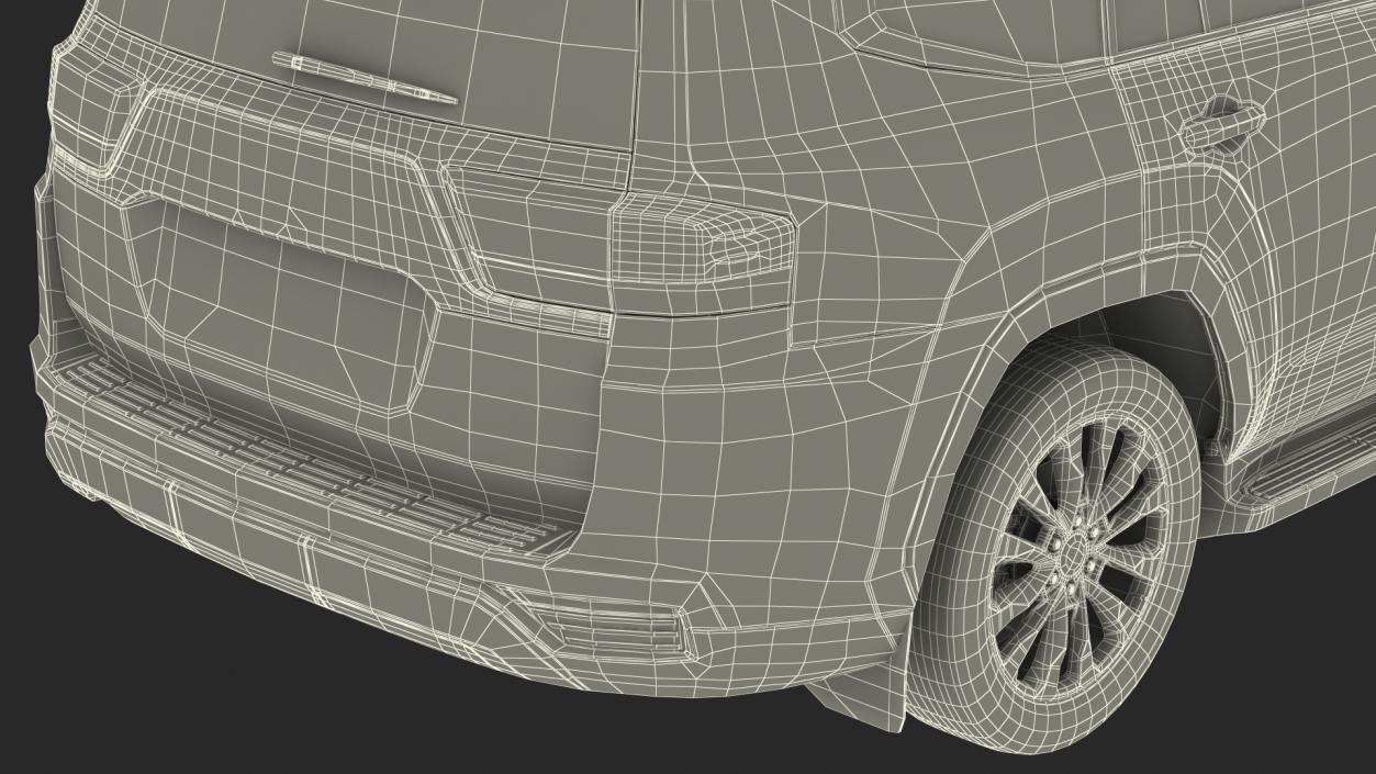 3D model Full Size SUV 2022 Rigged