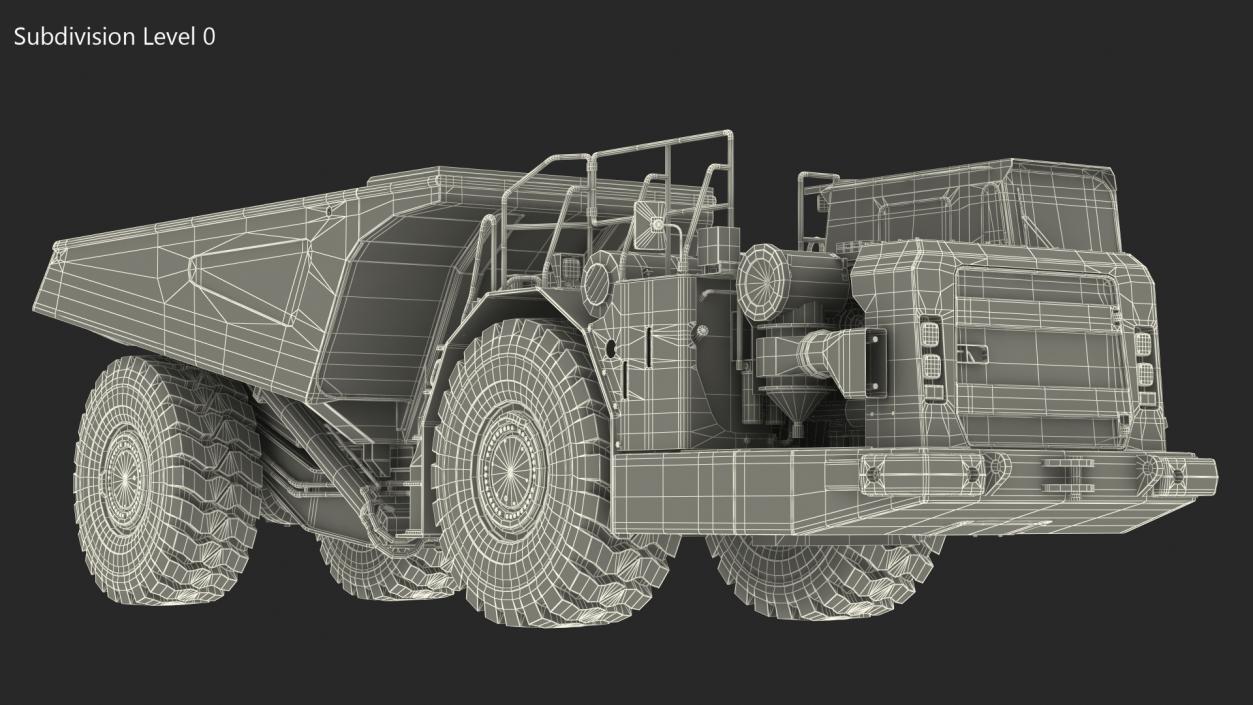 Underground Mining Truck 3D model