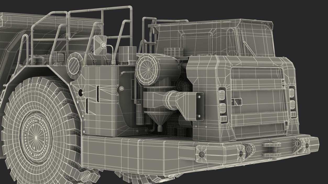 Underground Mining Truck 3D model