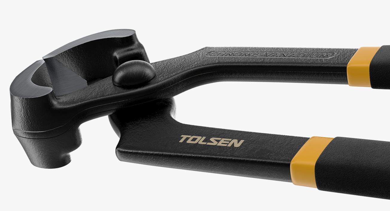 End Nipper Pliers Tolsen 3D model