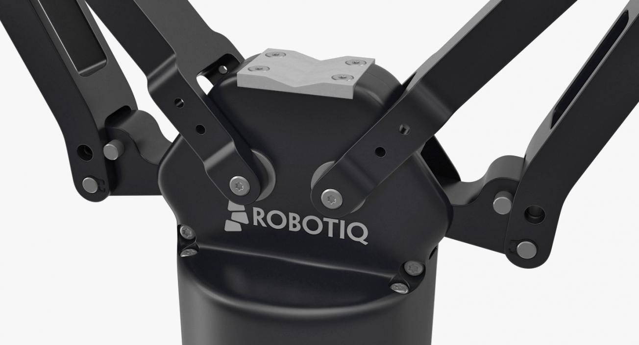 Robotiq Two Finger Robot Gripper Rigged 3D model