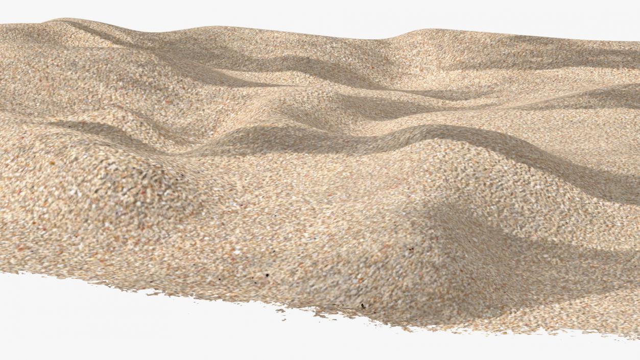 Heap of Dry Beach Sand 3D