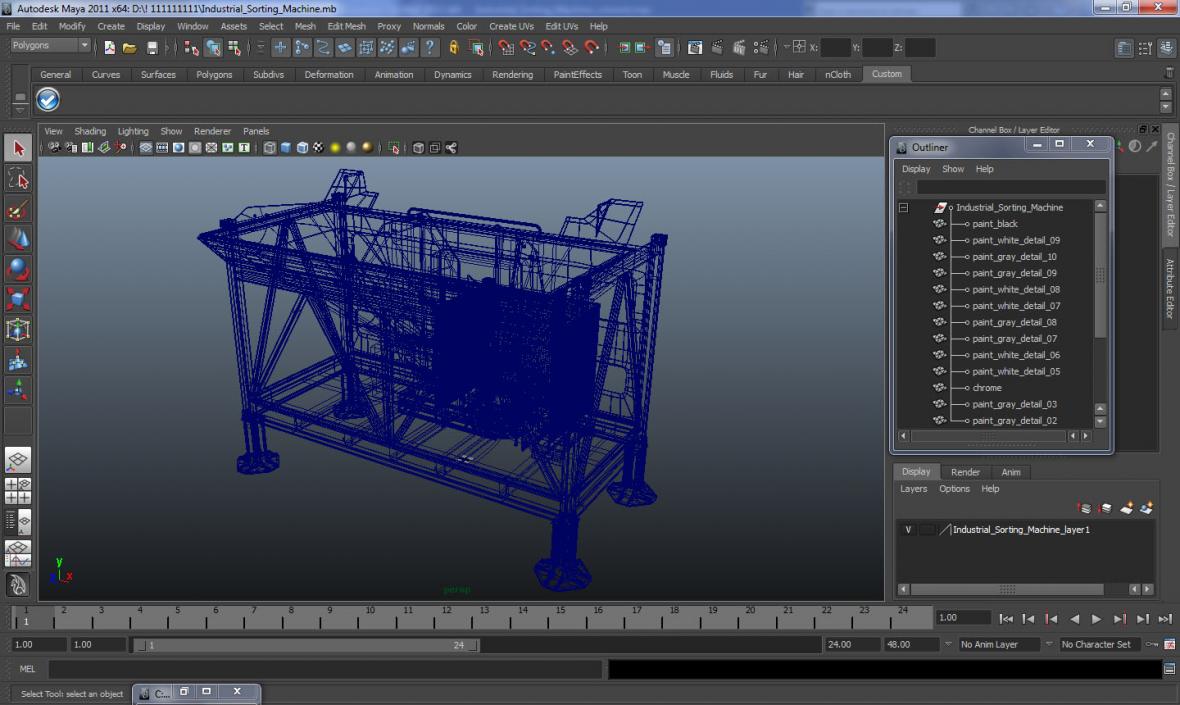 3D Industrial Sorting Machine