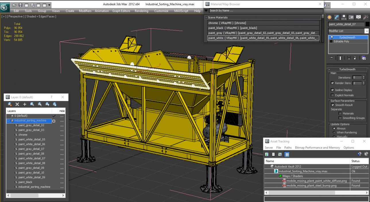 3D Industrial Sorting Machine