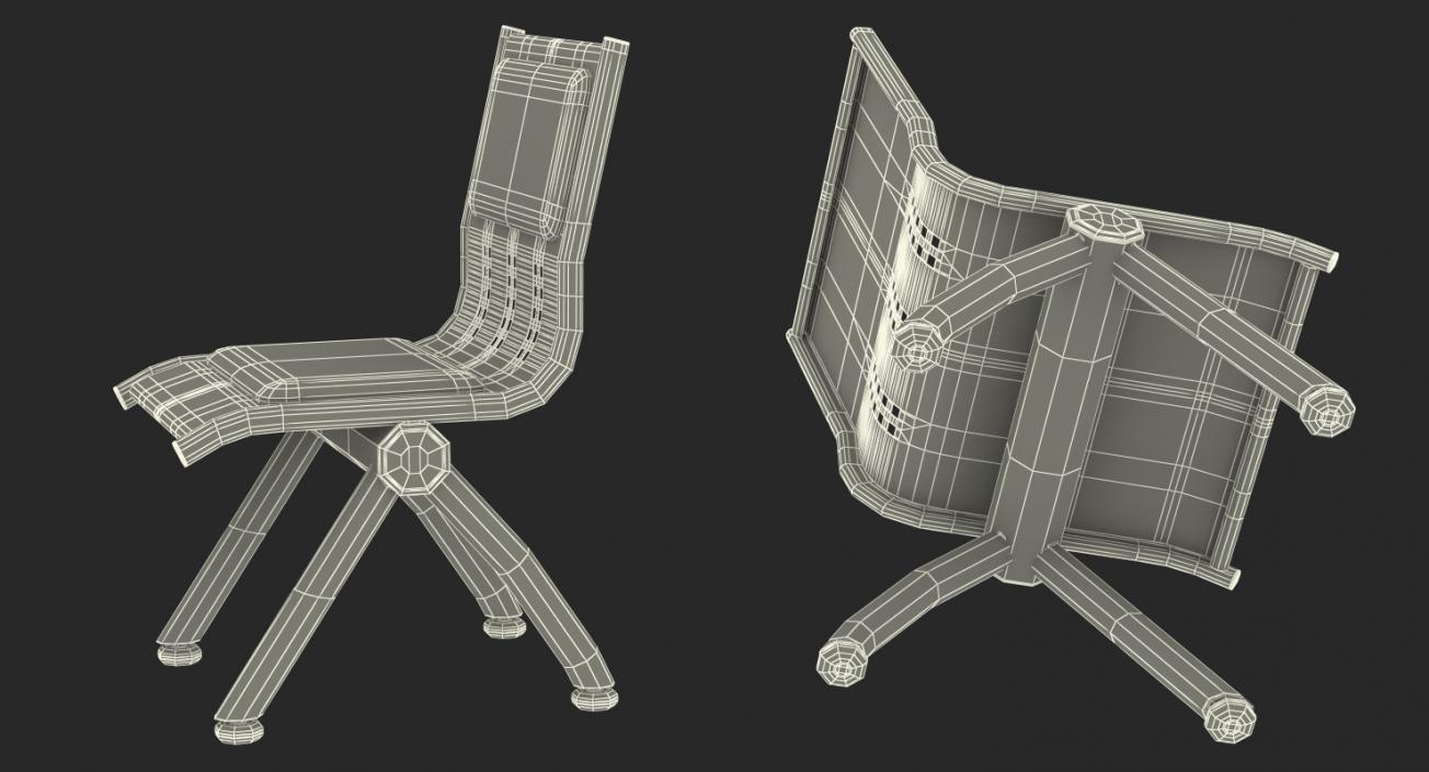 3D Metal Waiting Chairs 3D Models Collection