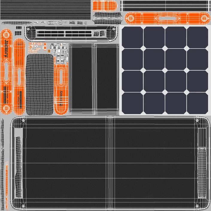 3D Jackery Portable Solar Panel model