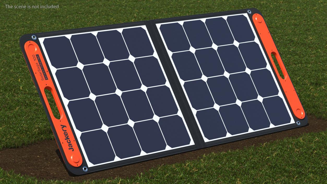 3D Jackery Portable Solar Panel model