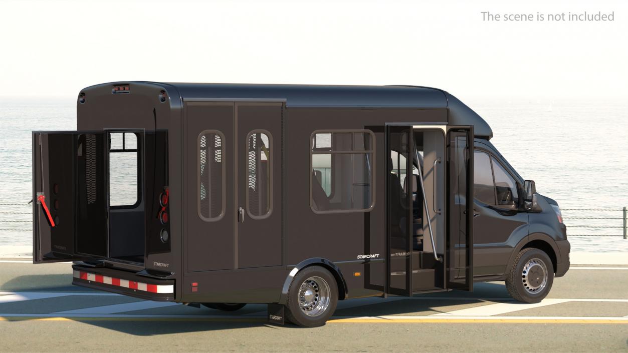 3D Ford Starcraft Executive Shuttle Bus 2020