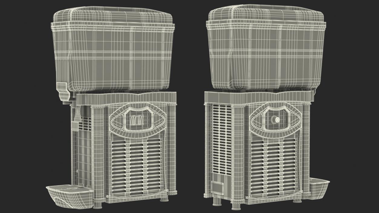 3D model Empty Cold Dispenser