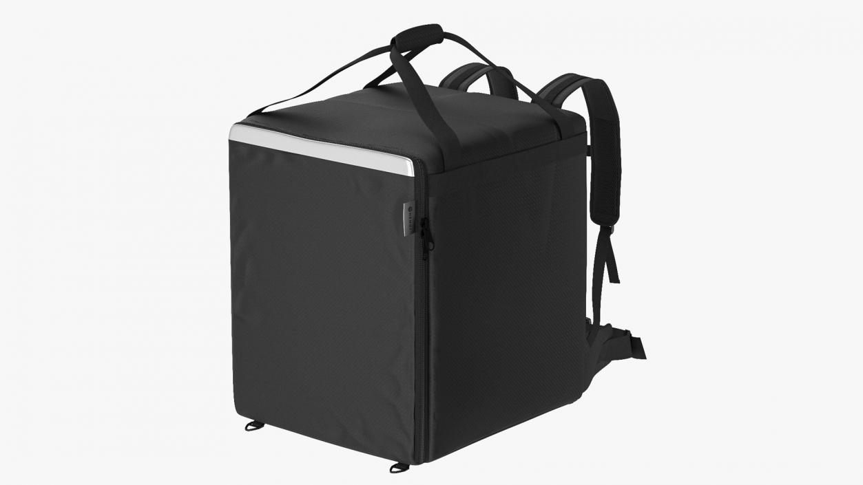 Courier Delivery Backpack Hendi Closed Black 3D model