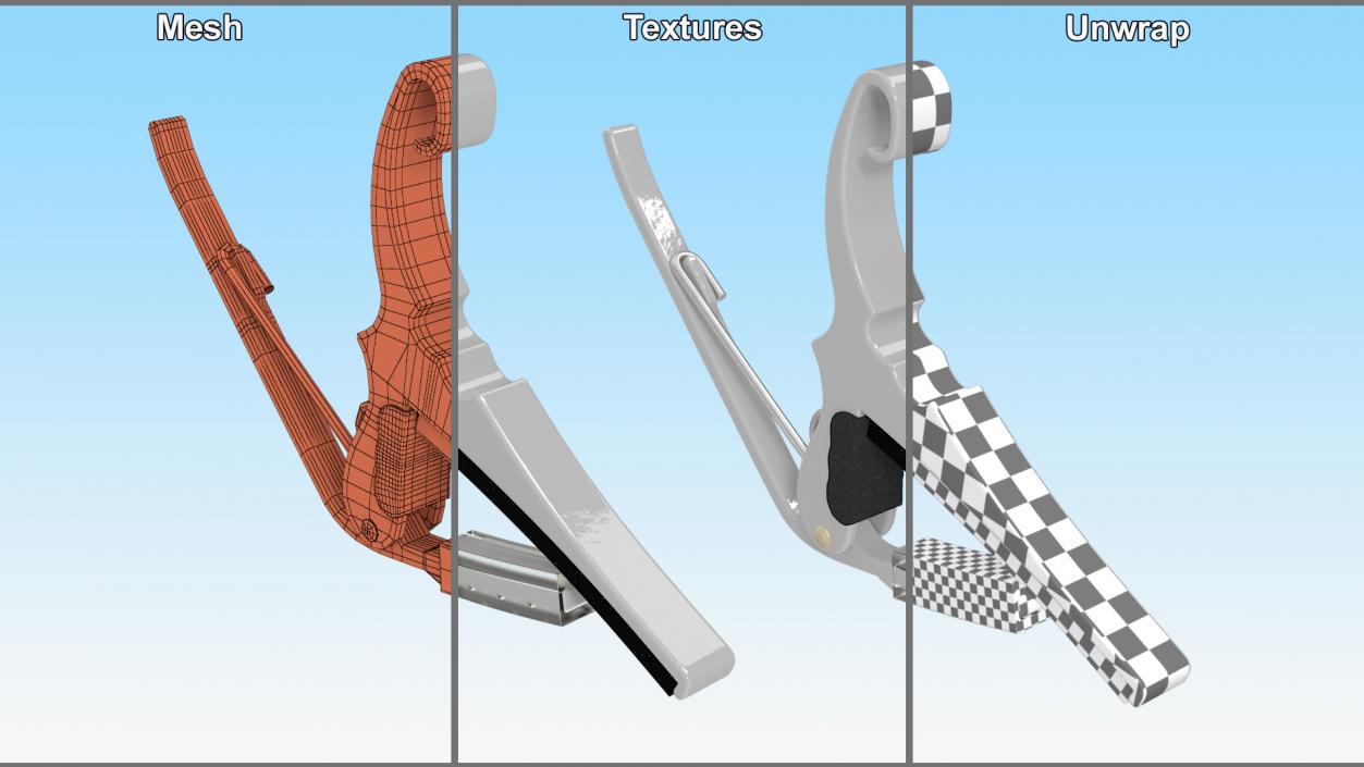 3D model Capo for Guitar