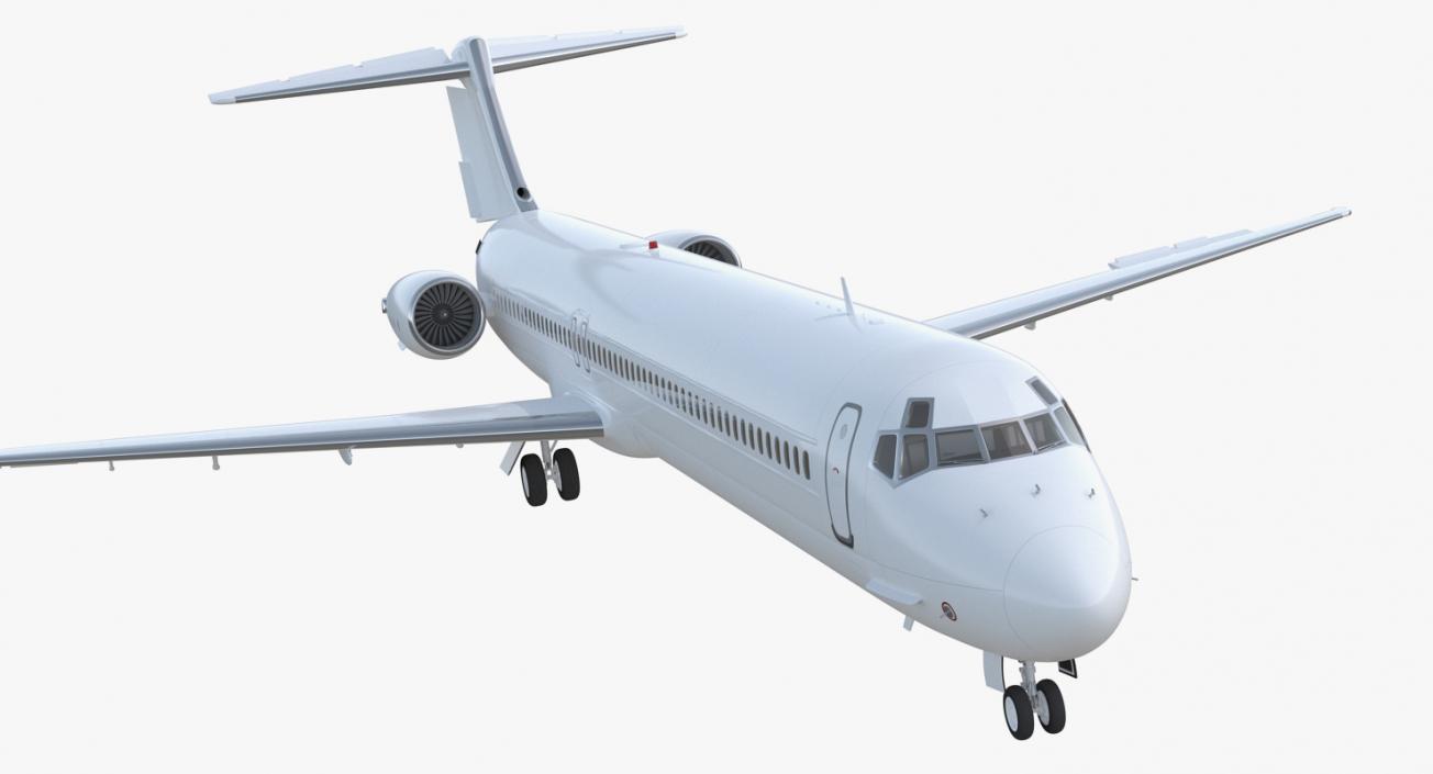 McDonnell Douglas MD88 Generic Rigged 3D