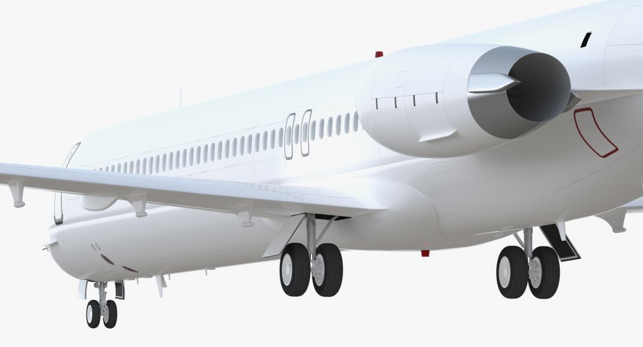 McDonnell Douglas MD88 Generic Rigged 3D