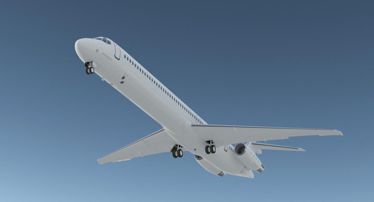 McDonnell Douglas MD88 Generic Rigged 3D