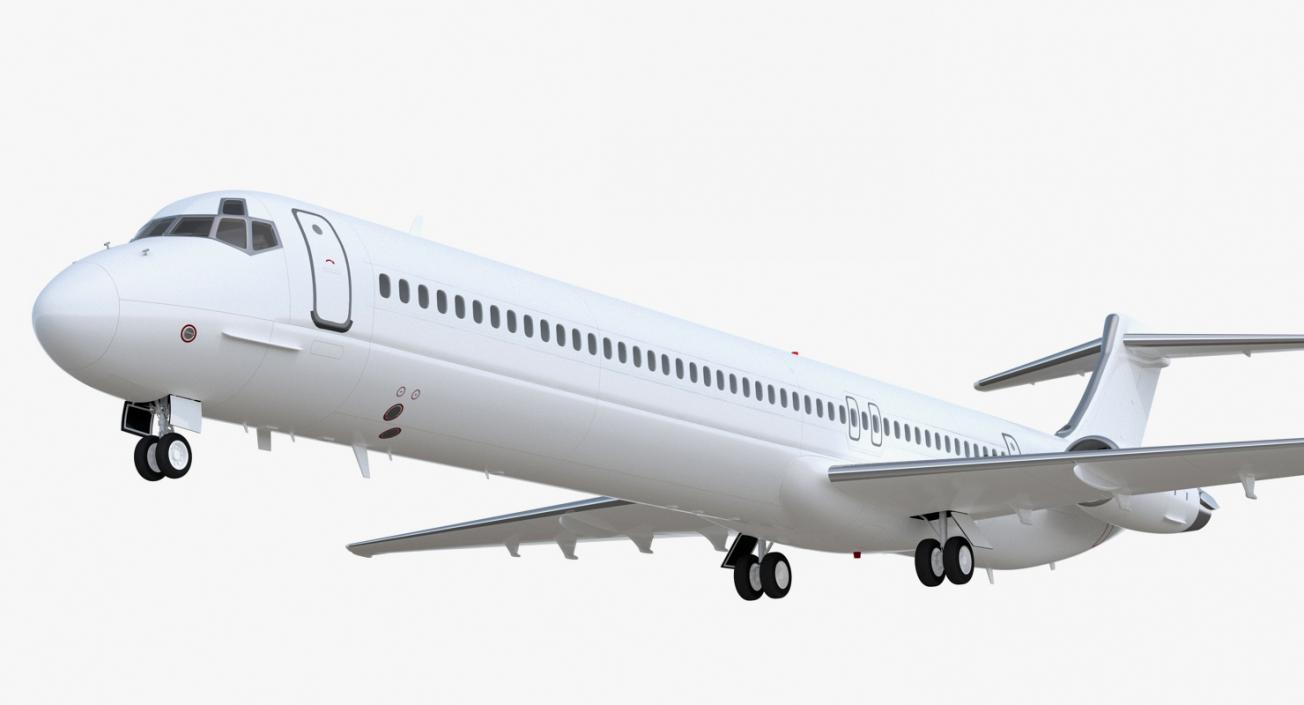 McDonnell Douglas MD88 Generic Rigged 3D