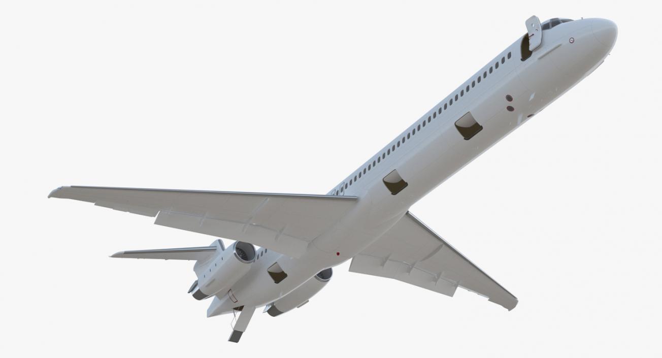 McDonnell Douglas MD88 Generic Rigged 3D