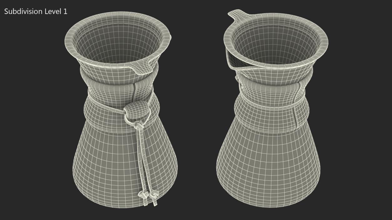 3D model Pour Over Coffee Maker COSORI with Hot Coffee