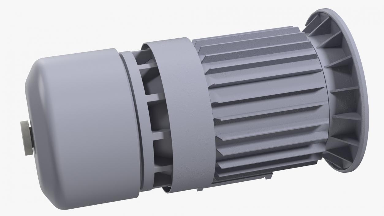 Electric Motor Cutaway Gray 2 3D model