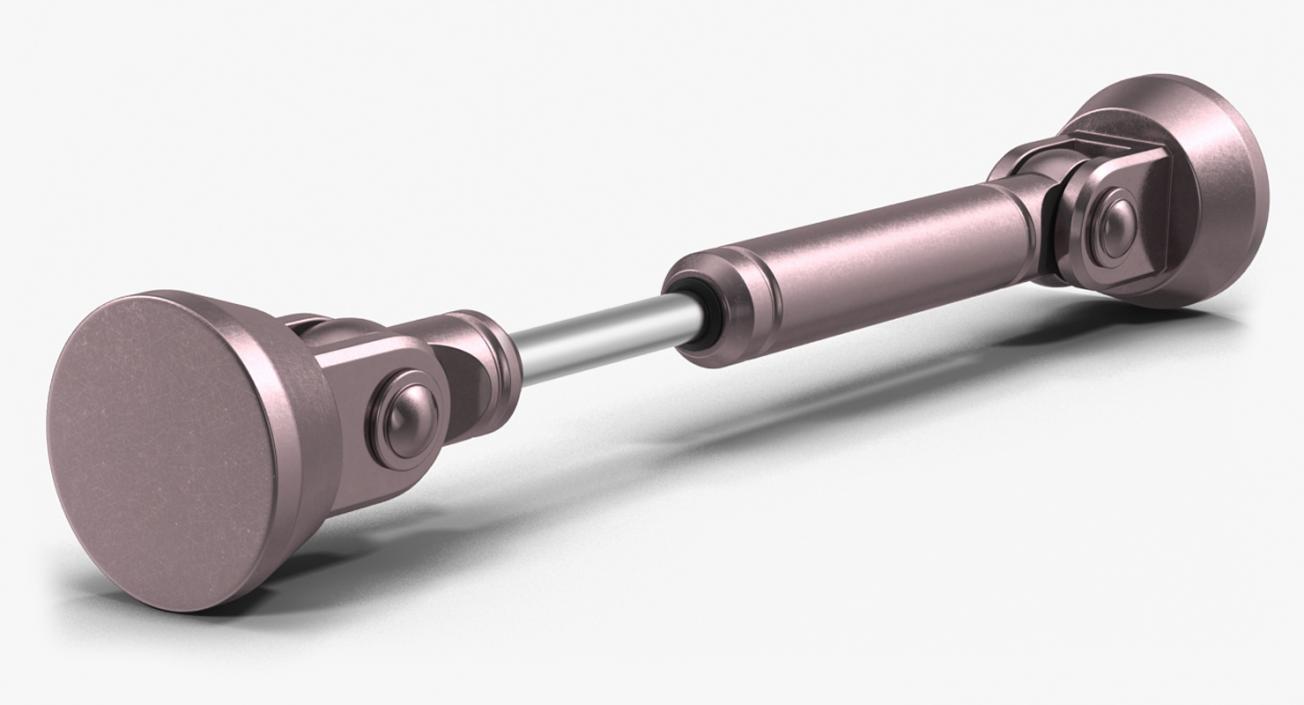 Anodized Hydraulic Cylinder 5 3D model