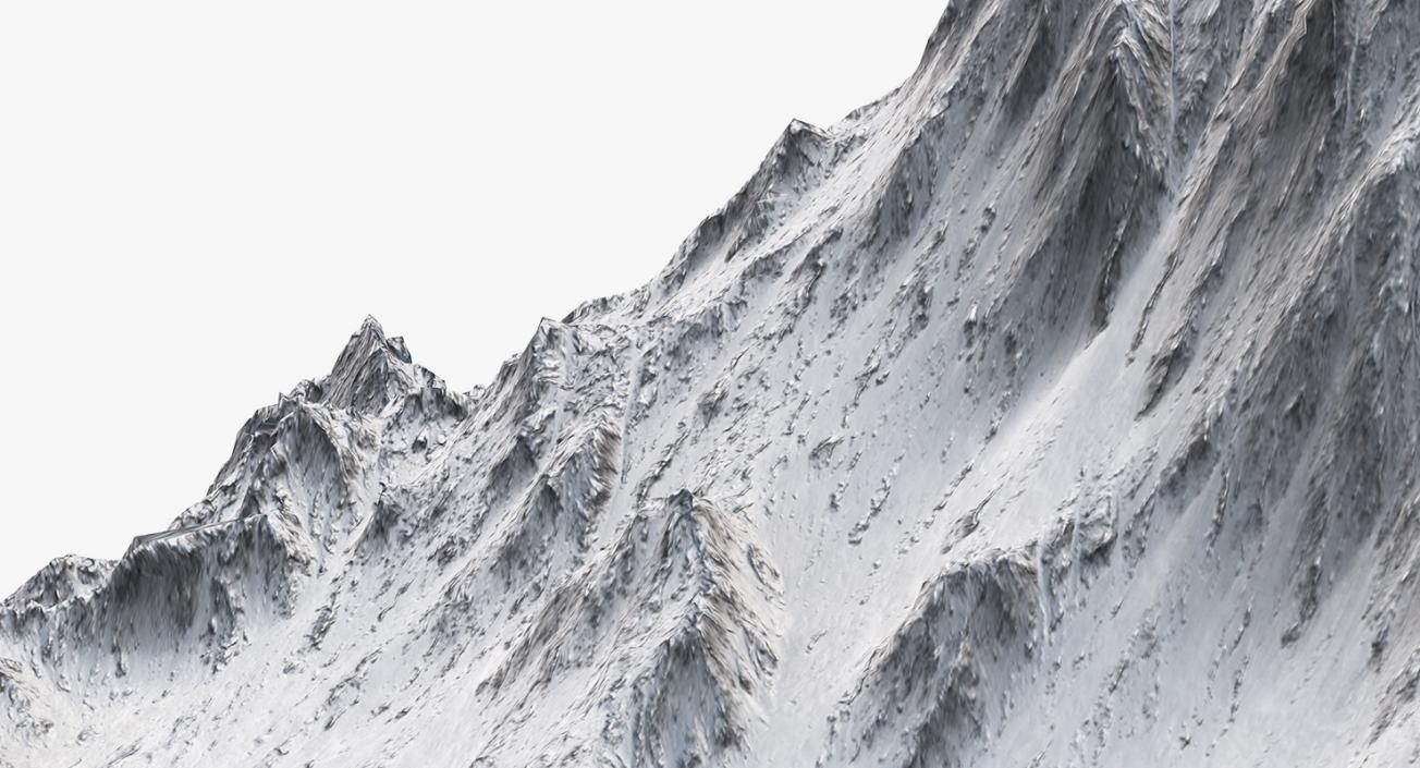 3D Snowboarder with Mountain Collection