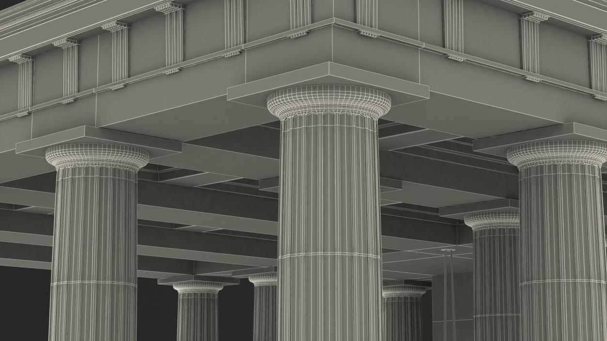 3D Neoclassical Building