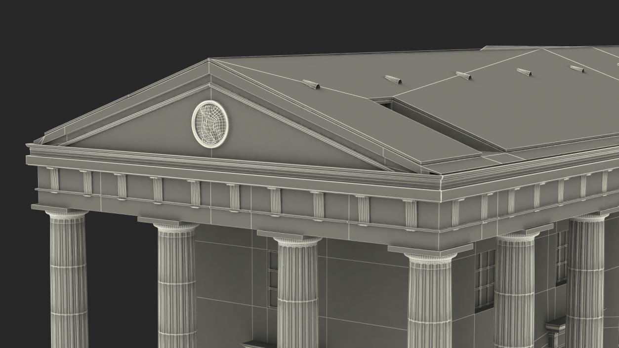 3D Neoclassical Building