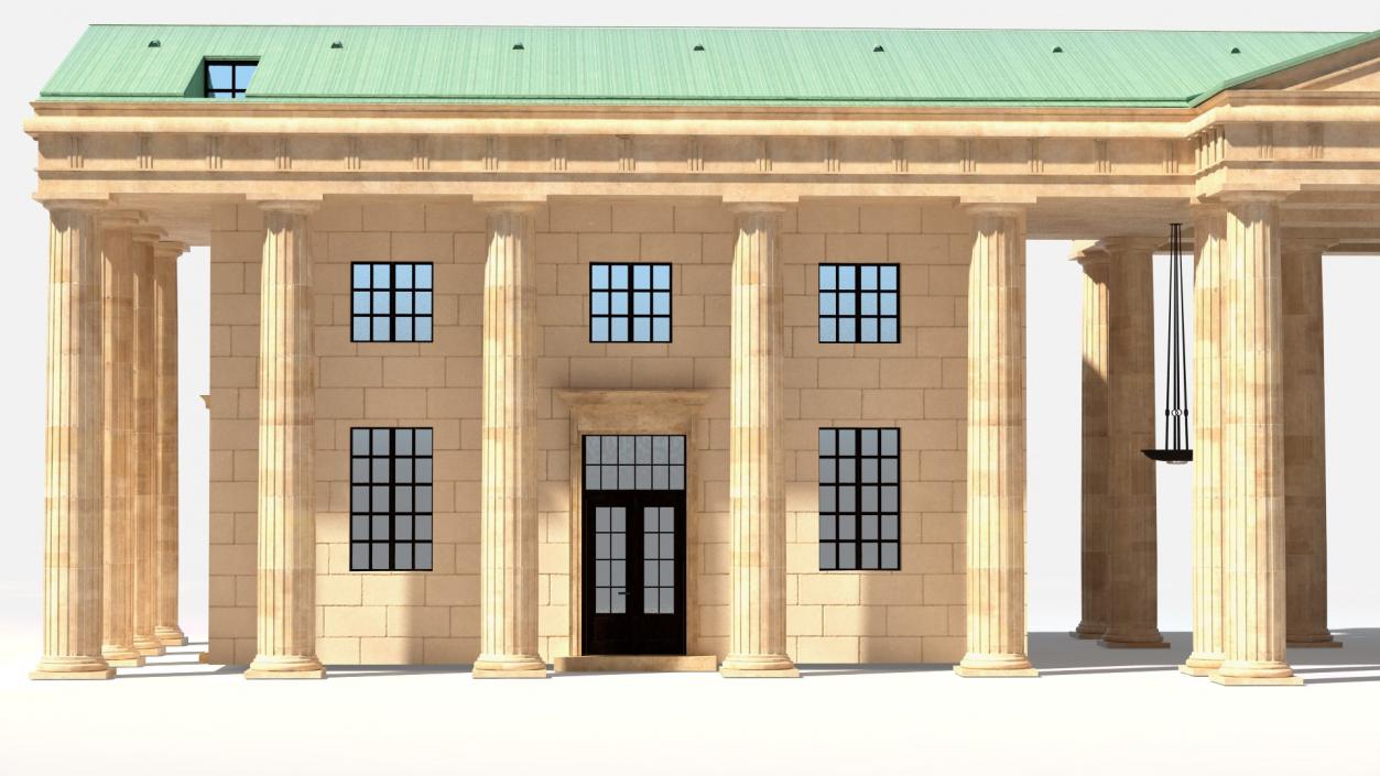 3D Neoclassical Building