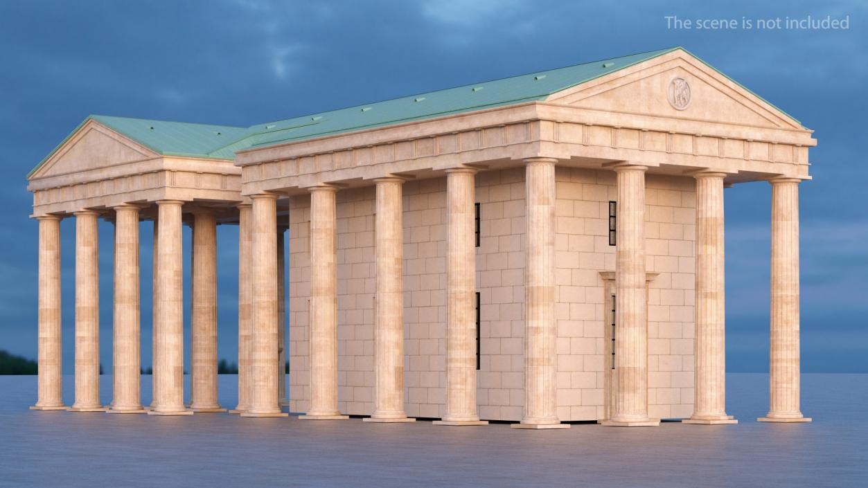 3D Neoclassical Building